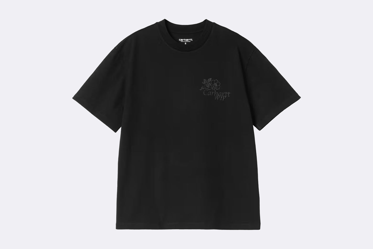 Camiseta Carhartt WIP Flourish T-shirt negro para mujer