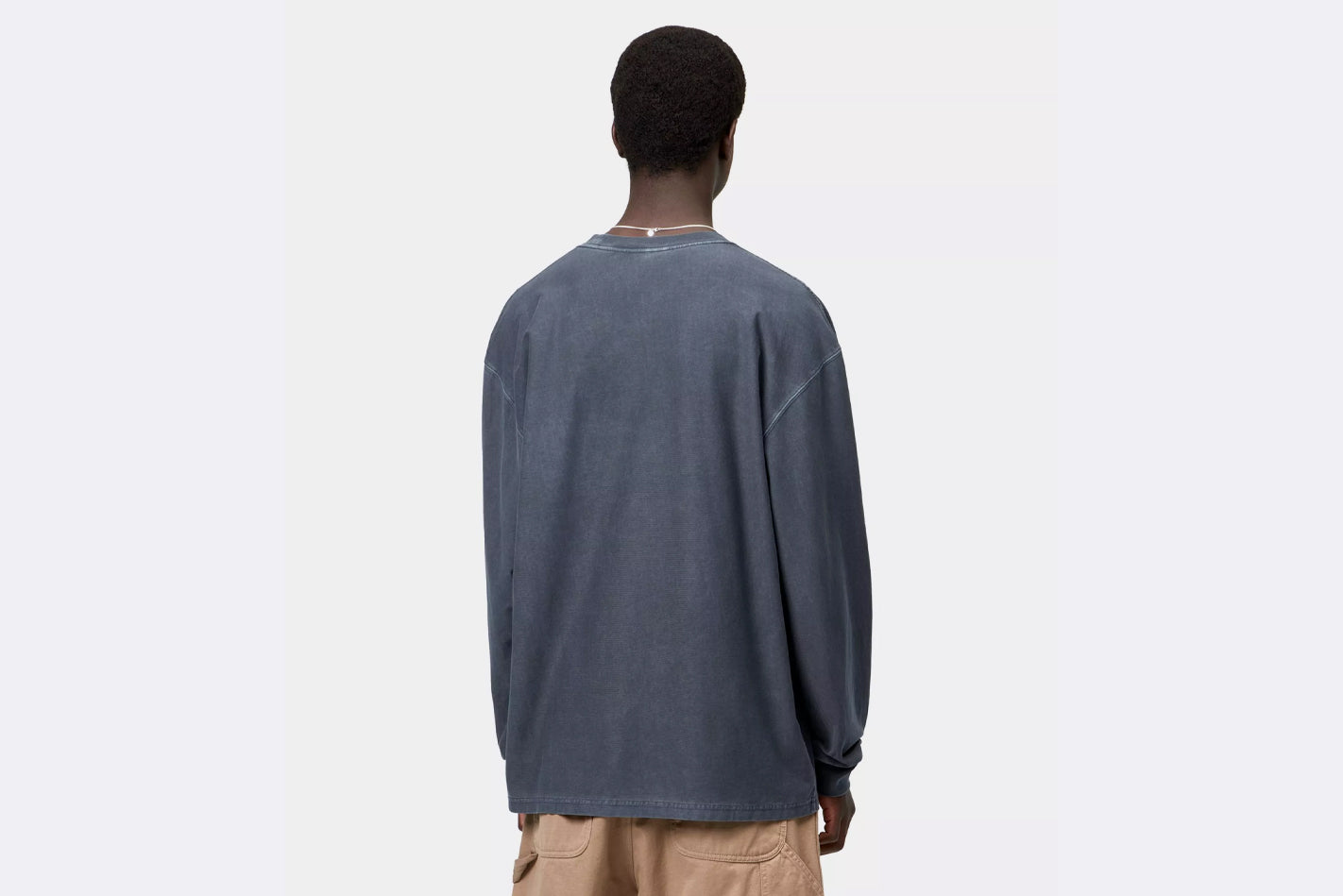Camiseta Carhartt WIP L/S Loose Pocket T-shirt Azul para Hombre