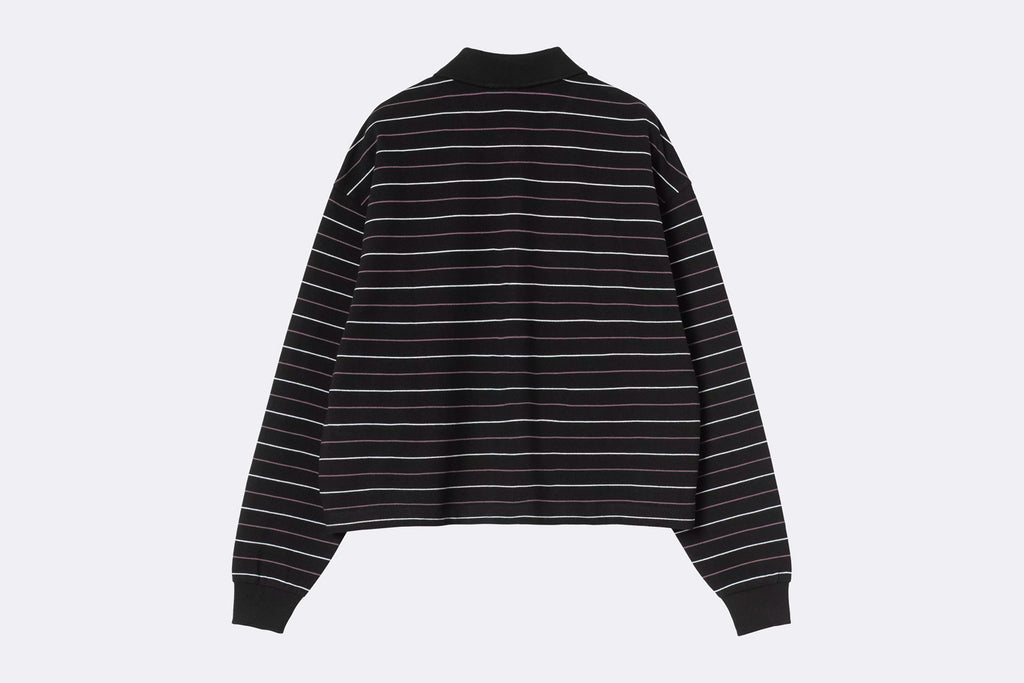 Camiseta Carhartt WIP L/S Mabel Polo Negro para Mujer