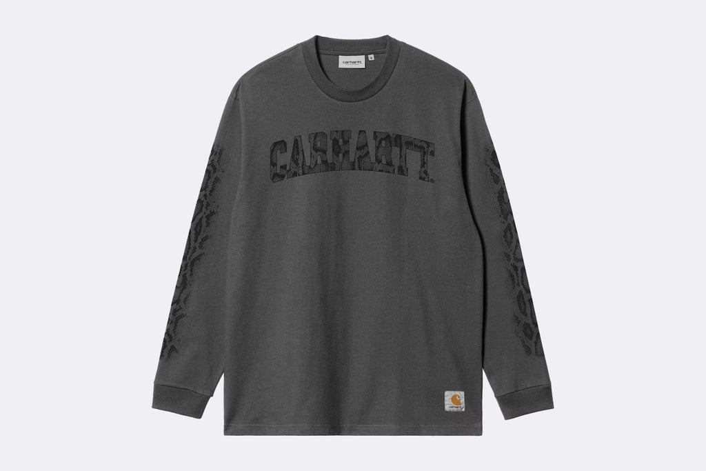 Camiseta manga larga Carhartt WIP Camo Snake T-shirt Negro hombre