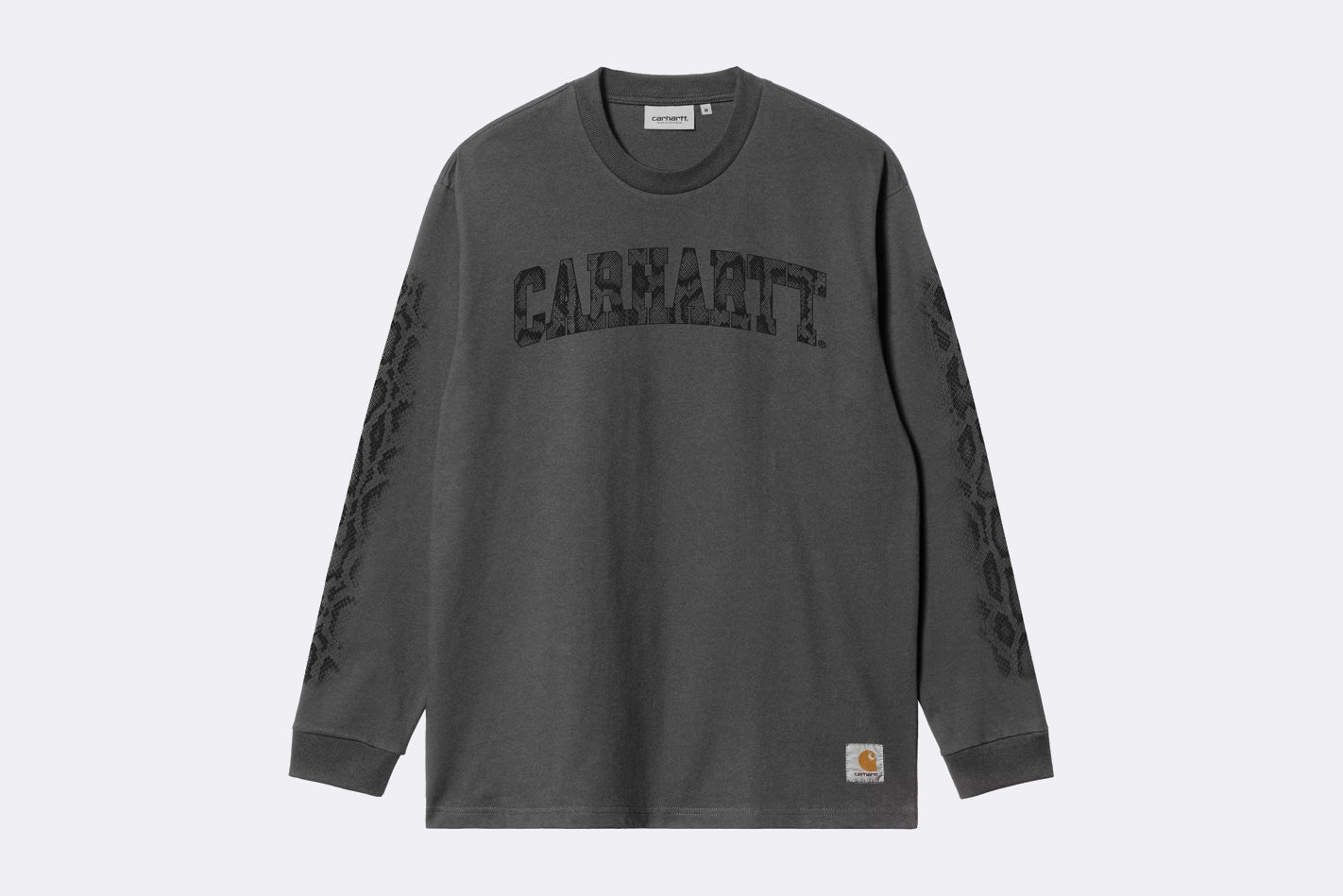 Camiseta manga larga Carhartt WIP Camo Snake T-shirt Negro hombre
