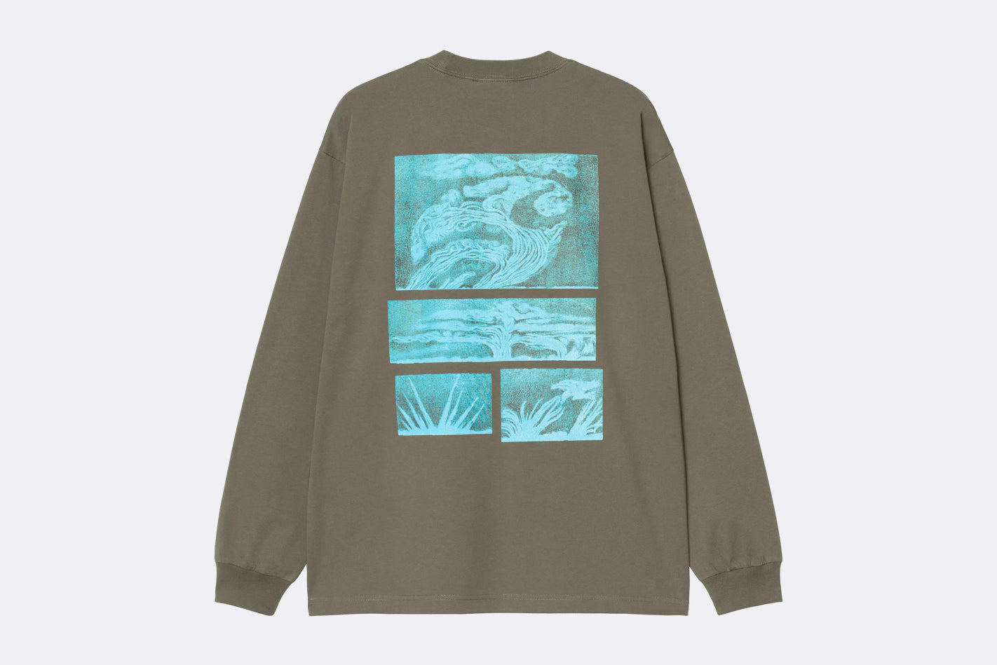 Camiseta Carhartt WIP L/S Emerge T-Shirt Verde para Hombre