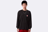 Camiseta Carhartt WIP L/S Pocket Heart T-shirt Black Red para hombre