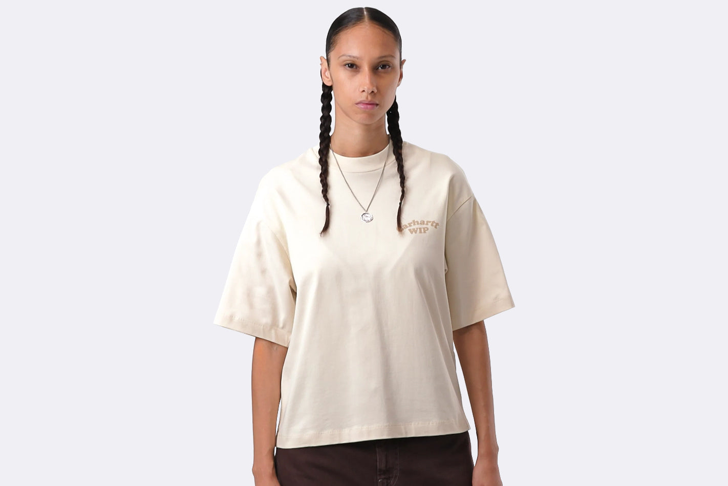 Camiseta Carhartt WIP Modality T-shirt Salt Stone Dyed para mujer