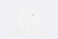 Camiseta blanca de manga larga para mujer de Carhartt WIP, modelo Pocket Small Heart