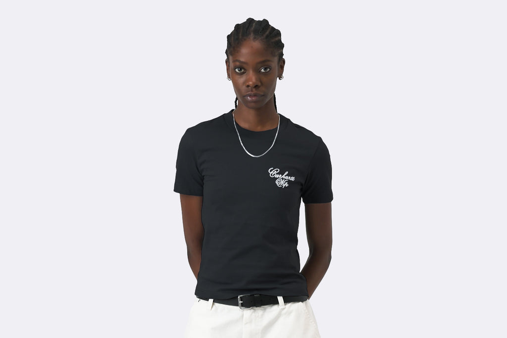 Camiseta Carhartt WIP S/S Gracious T-shirt Negro para Mujer