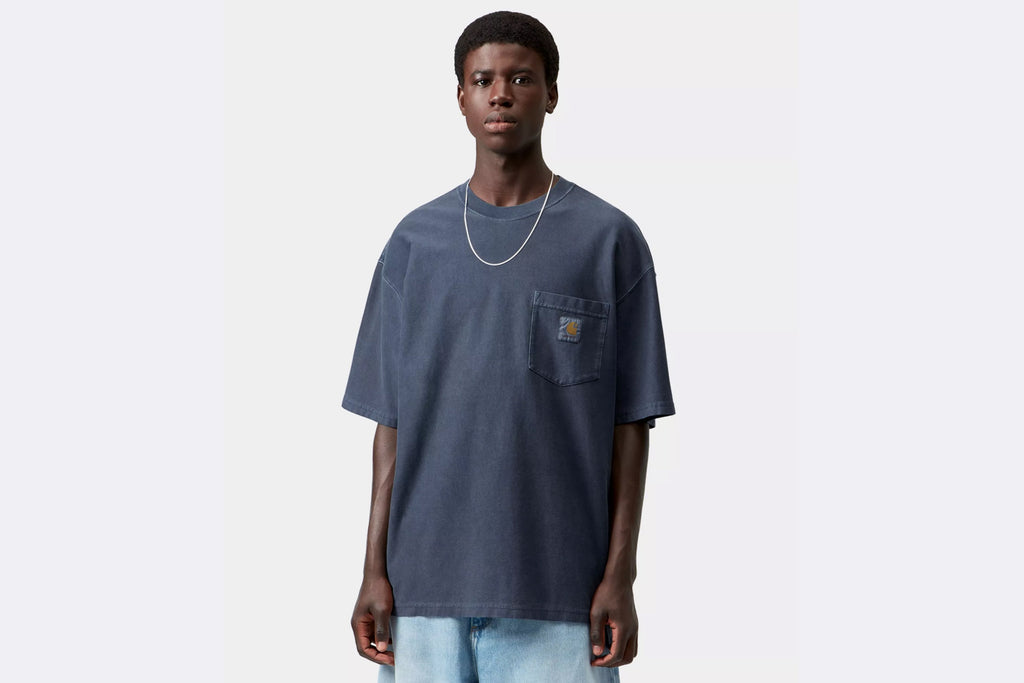 Camiseta Carhartt WIP S/S Loose Pocket T-shirt Gris para Hombre