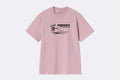 Camiseta Carhartt WIP S/S Bumper Sticker T-shirt Rosa para Mujer