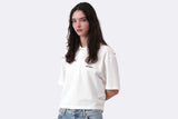 Camiseta Carhartt WIP S/S Carhartt Script Polo T-shirt Blanco para mujer 53_00a_xx