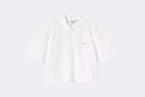 Camiseta Carhartt WIP S/S Carhartt Script Polo T-shirt Blanco para mujer 53_00a_xx