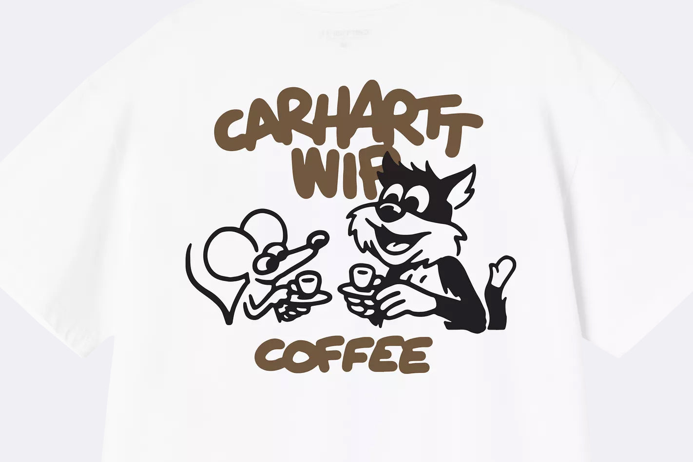 Camiseta Carhartt WIP S/S Coffee Break T-shirt Blanco para Hombre