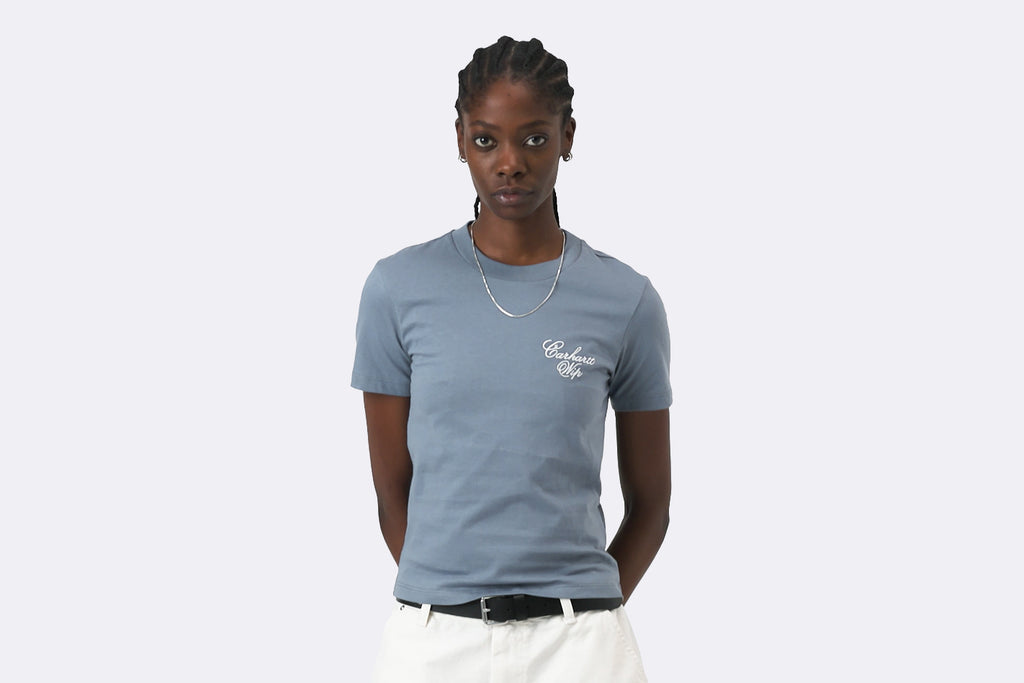 Camiseta Carhartt WIP S/S Gracious T-shirt Azul para mujer