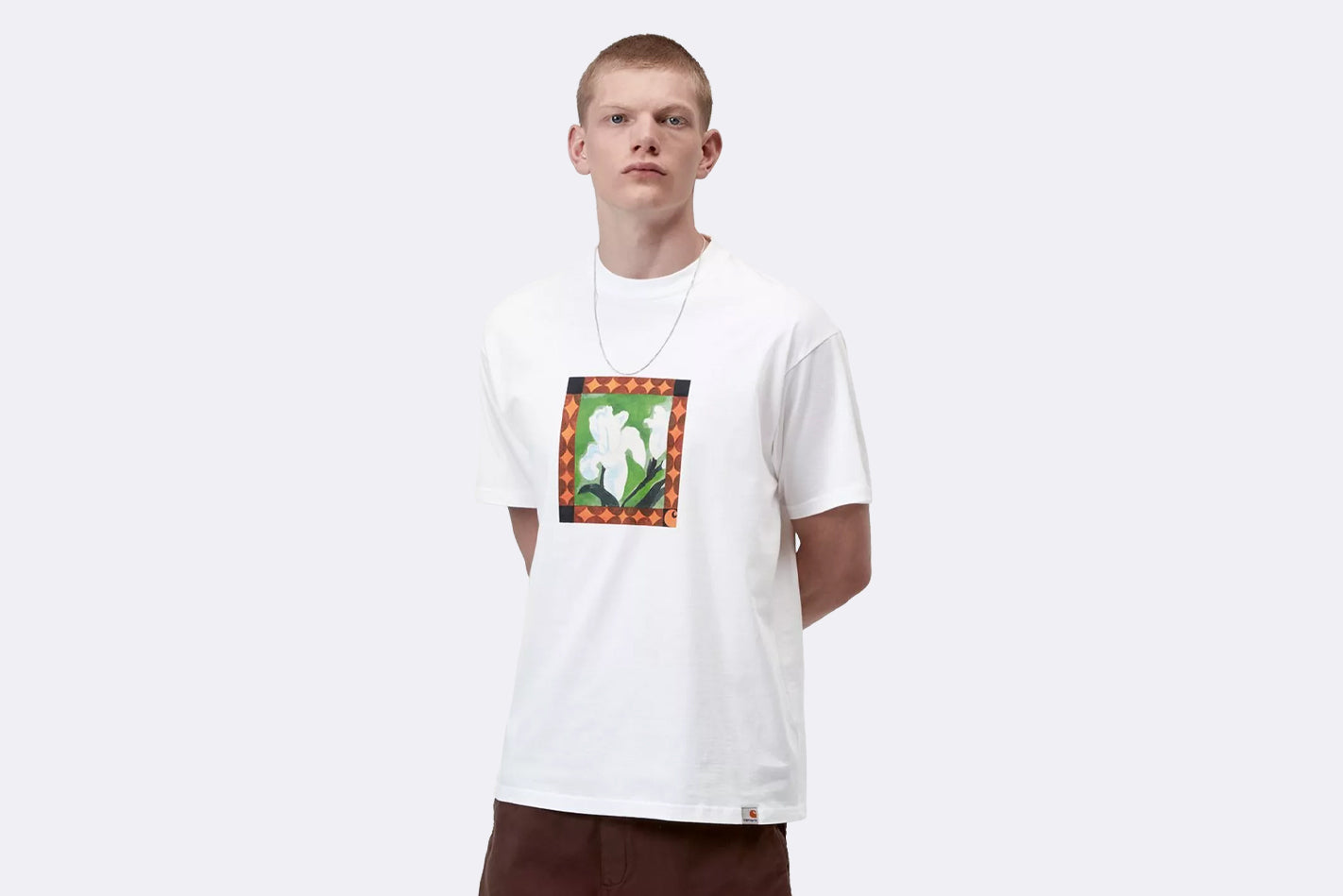 Camiseta Carhartt WIP S/S Julia Klenovsky T-shirt Blanco para Hombre
