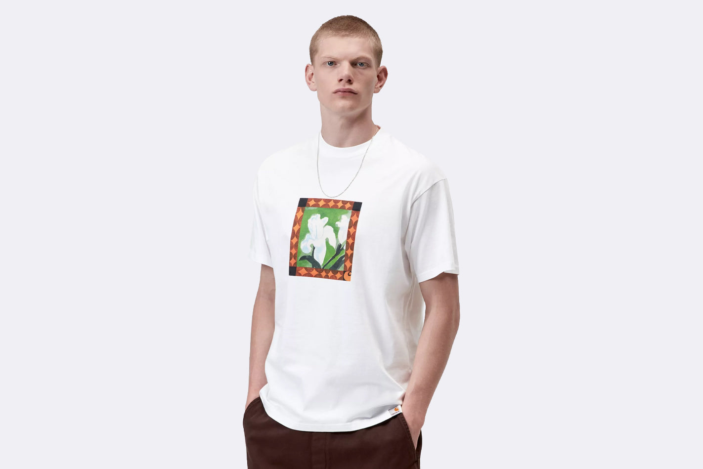 Camiseta Carhartt WIP S/S Julia Klenovsky T-shirt Blanco para Hombre