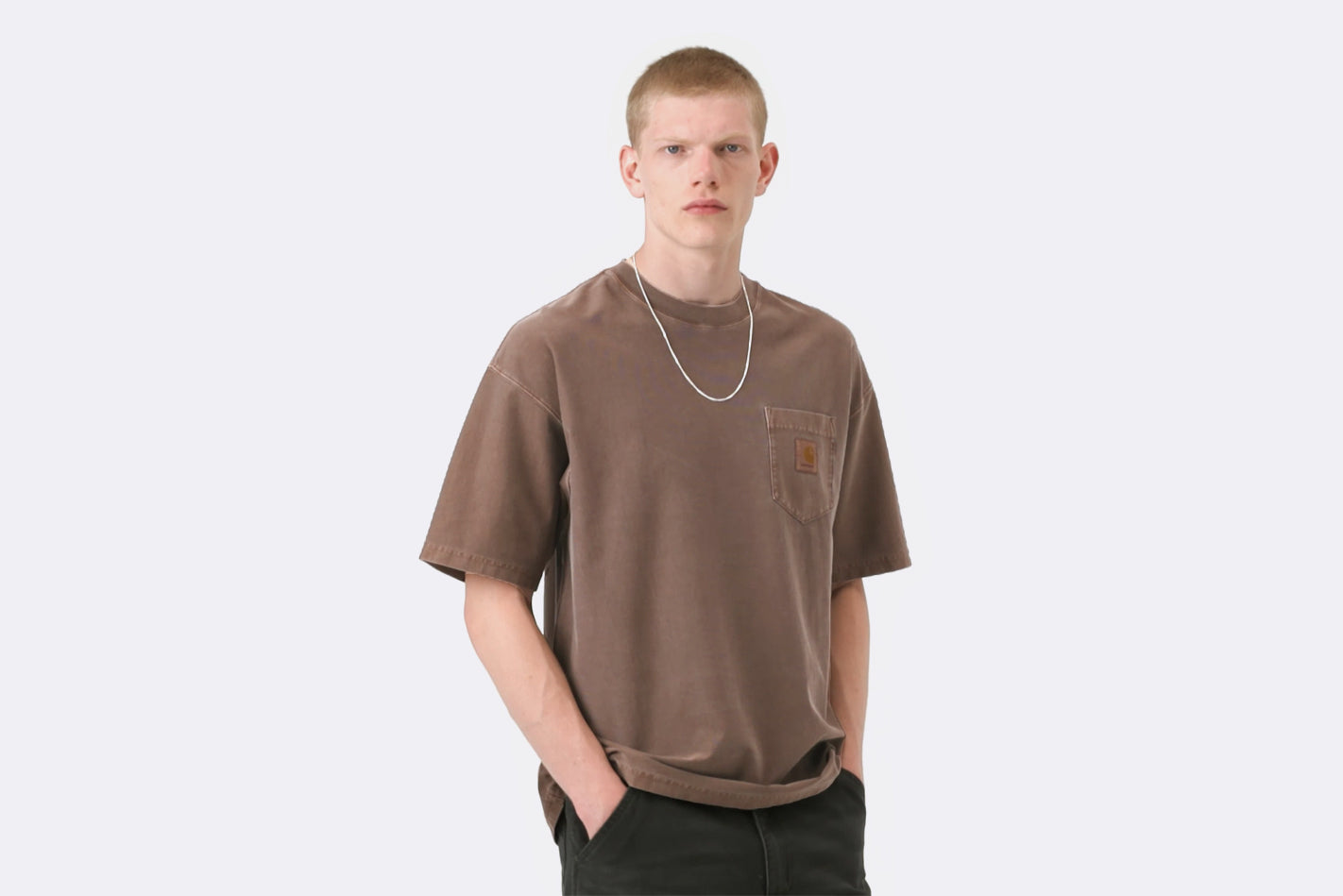 Camiseta Carhartt WIP S/S Loose Pocket T-shirt Marron para Hombre