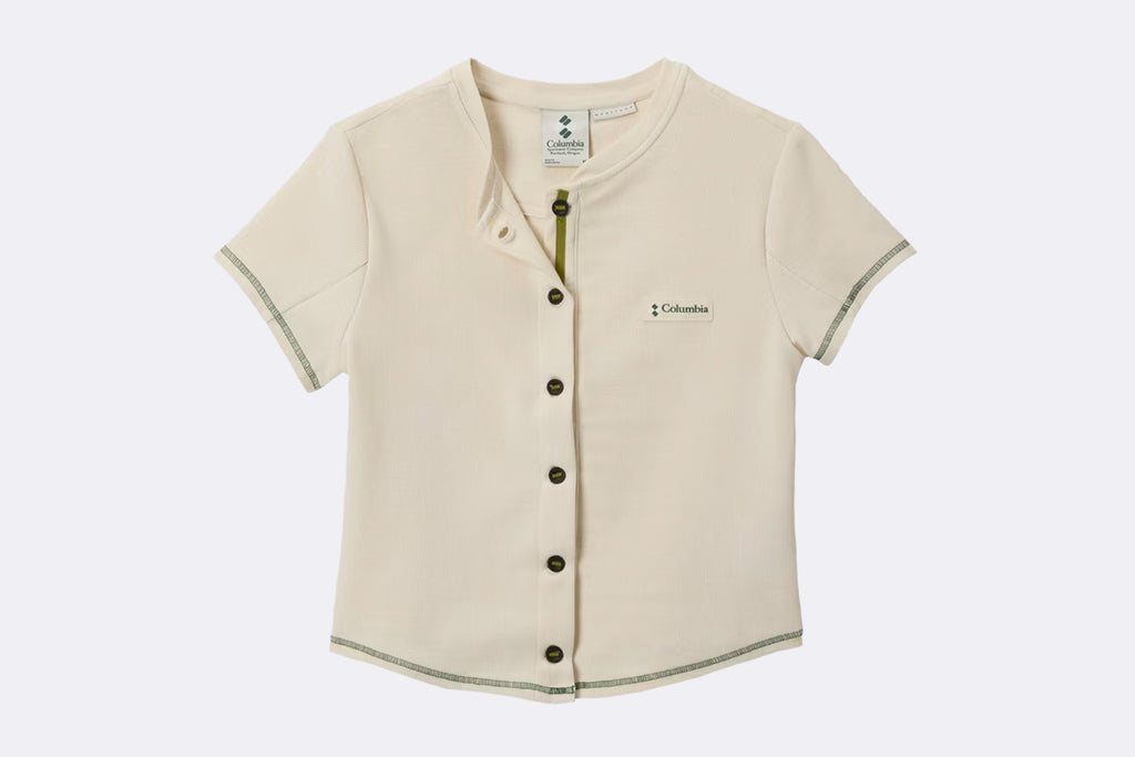 Camiseta Columbia Acker Rock Knit Short-sleeve Beige para Mujer