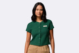 Camiseta Columbia Acker Rock Knit Short Sleeve Verde para Mujer