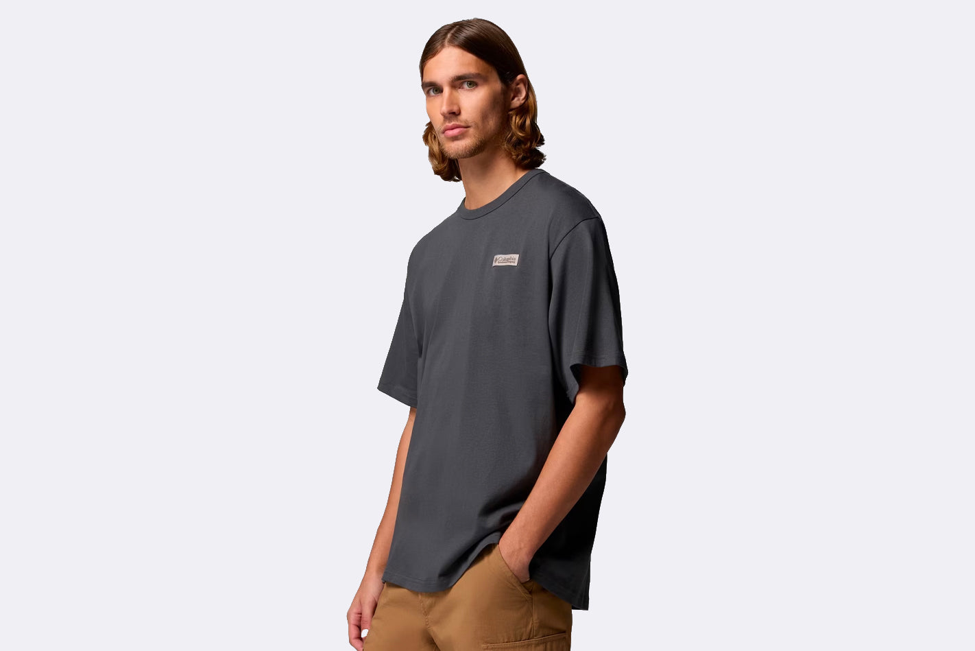 Camiseta Columbia CSC Heavyweight Back Graphic Gris para Hombre