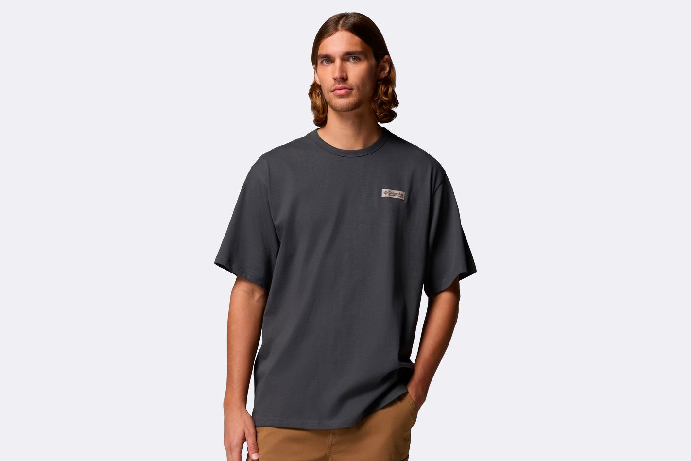Camiseta Columbia CSC Heavyweight Back Graphic Gris para Hombre