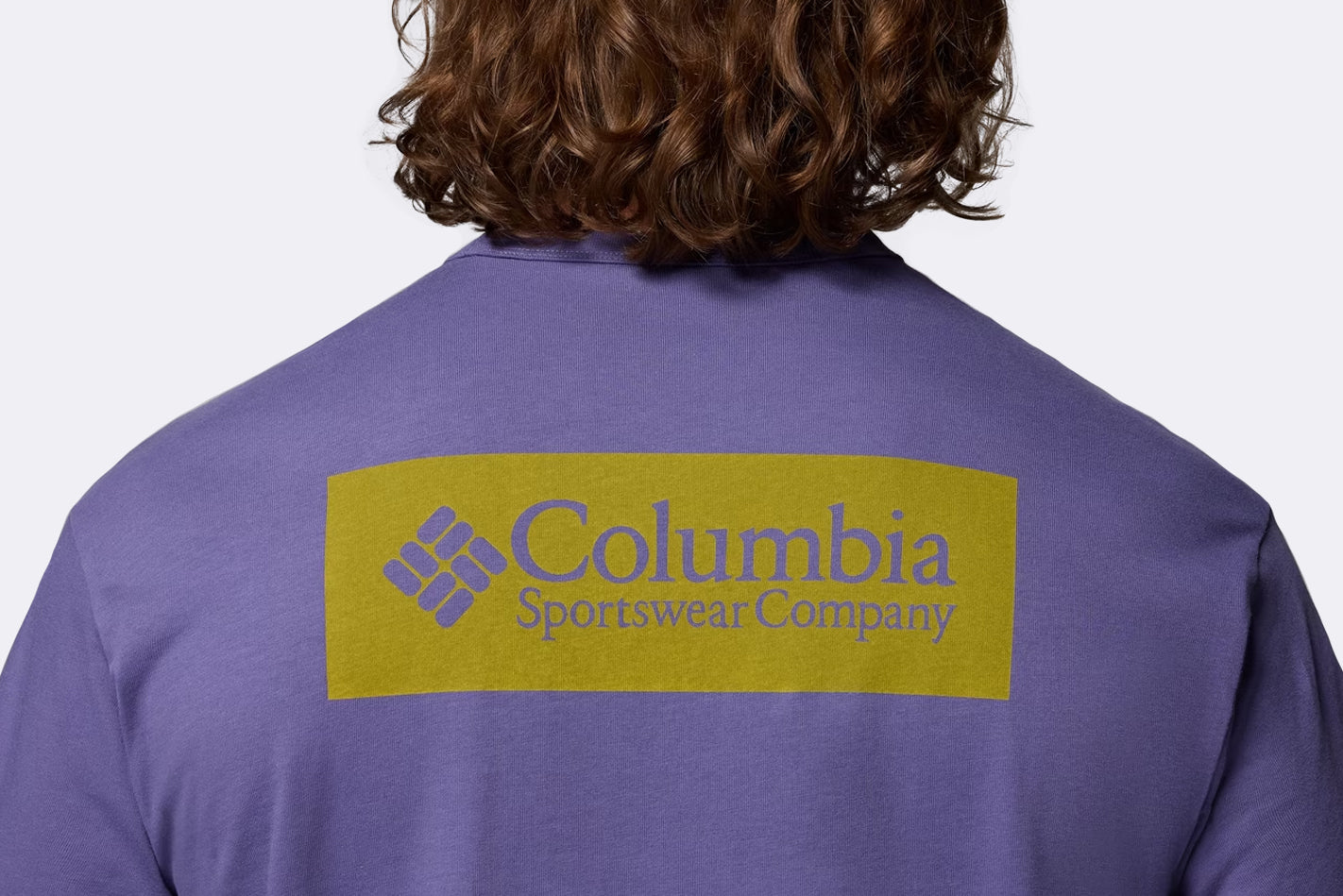 Camiseta Columbia CSC Heavyweight Iconic Tee Morado para hombre