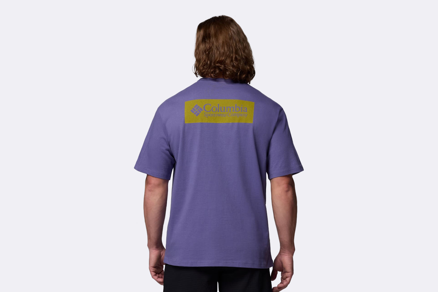Camiseta Columbia CSC Heavyweight Iconic Tee Morado para hombre
