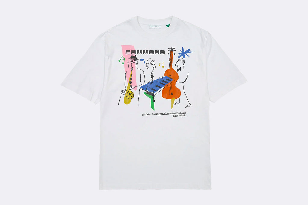 Camiseta Edmmond Studios Cassette Tee Blanco para hombre