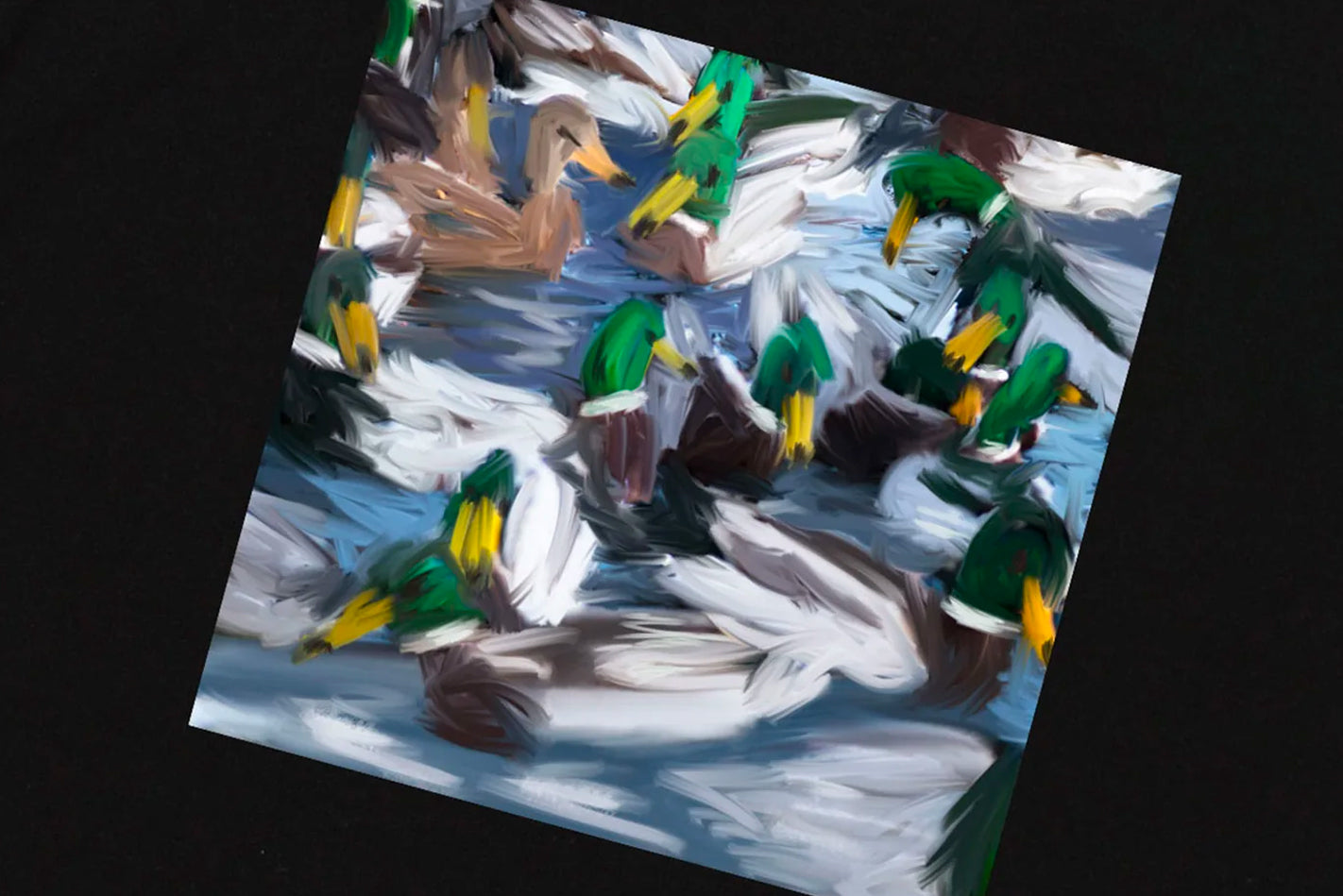Camiseta Edmmond Studios Duck Lake Tee Azul para hombre