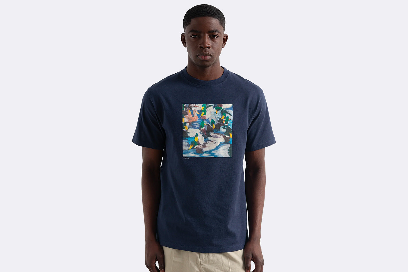 Camiseta Edmmond Studios Duck Lake Tee Azul para hombre