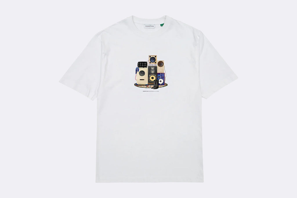 Camiseta Edmmond Studios Sound System Tee Blanco para hombre