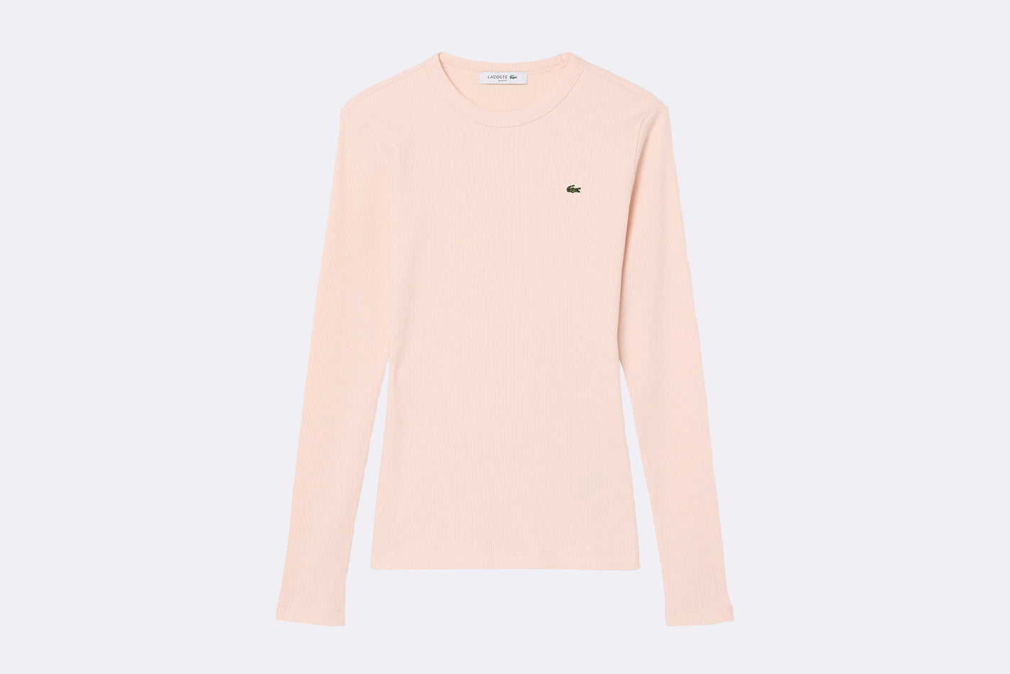 Camiseta Lacoste de manga corta rosa para Mujer