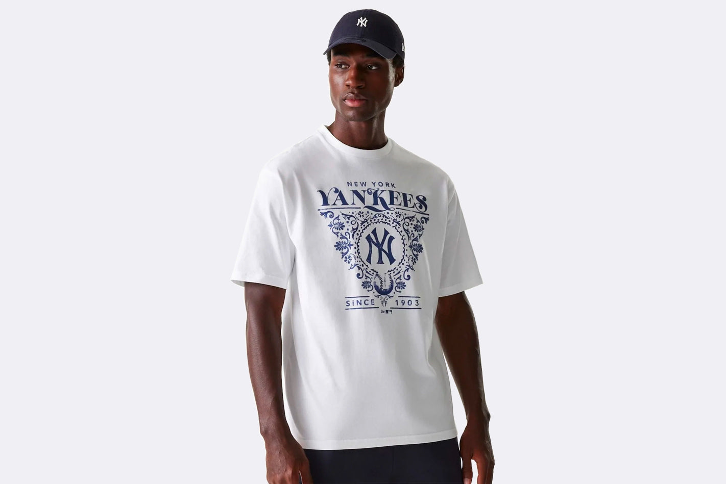 New era Cap New York Yankees Floral White
