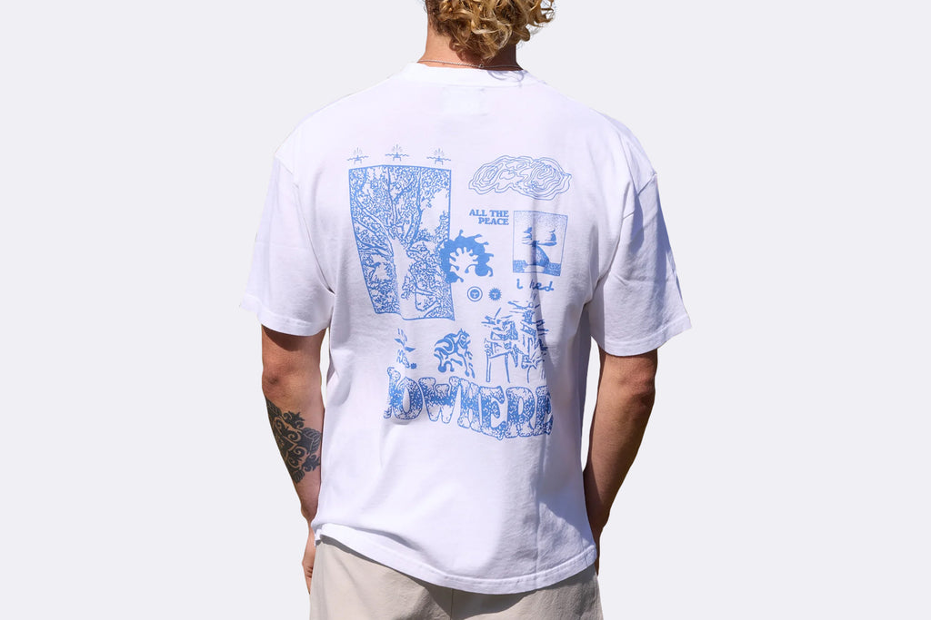 Camiseta NWHR All The Peace I Need Blanco Unisex