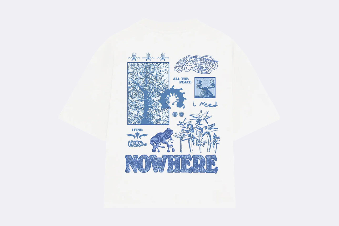Camiseta NWHR All The Peace I Need Blanco Unisex