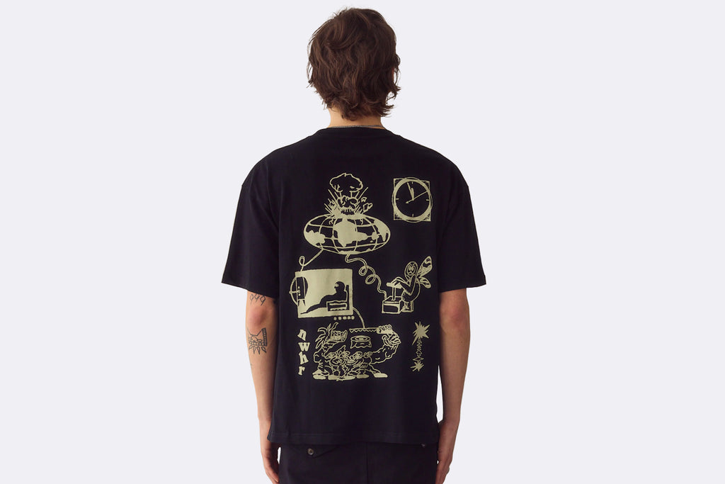 Camiseta NWHR Bomb Tee Negro Unisex
