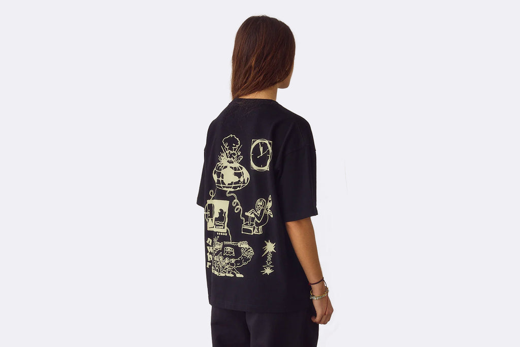 Camiseta NWHR Bomb Tee Negro Unisex