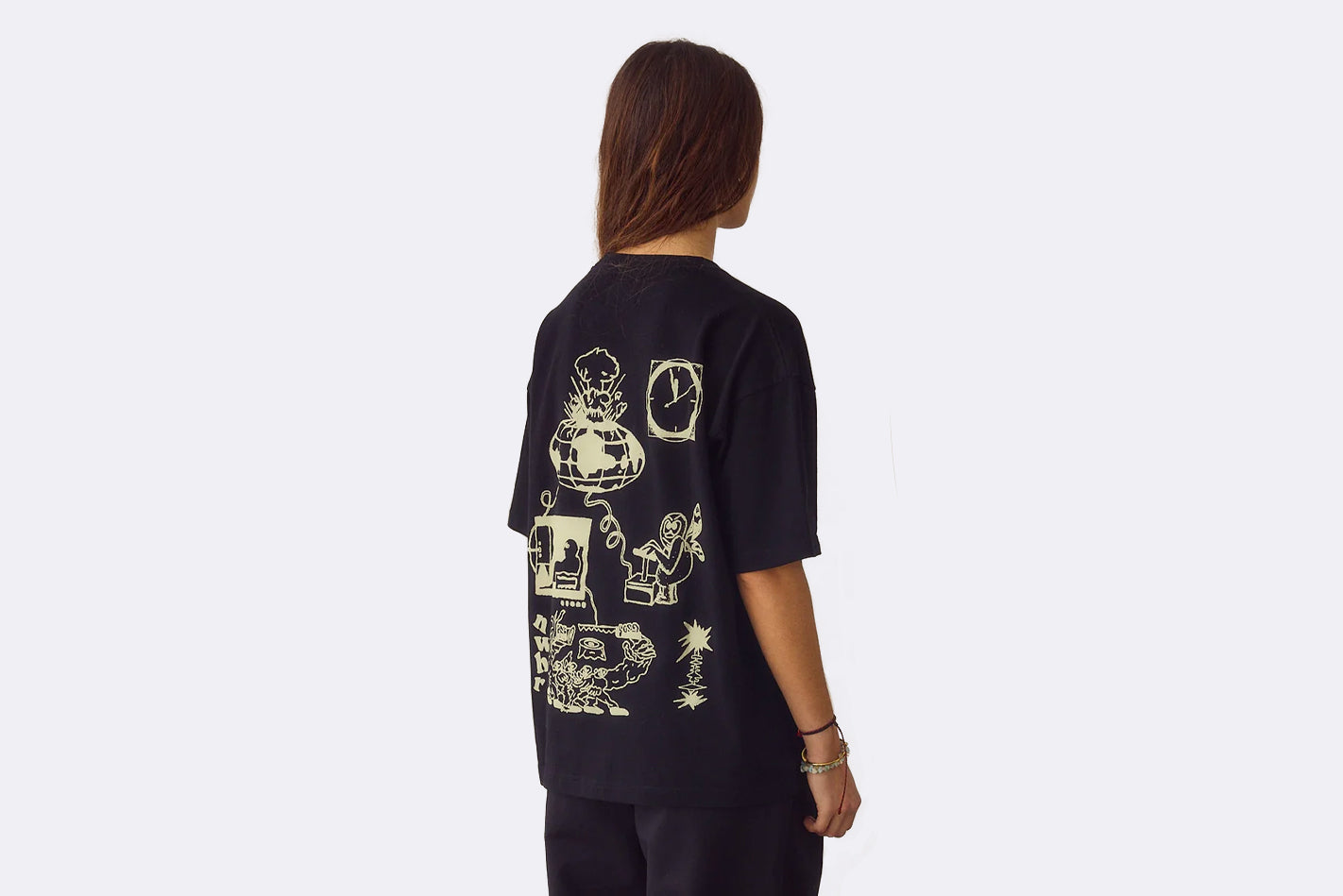 Camiseta NWHR Bomb Tee Negro Unisex