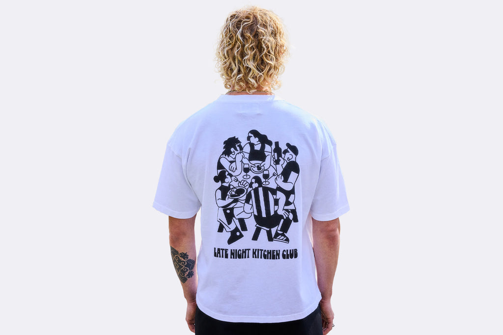 Camiseta NWHR Chop Chat Tee Blanca Unisex