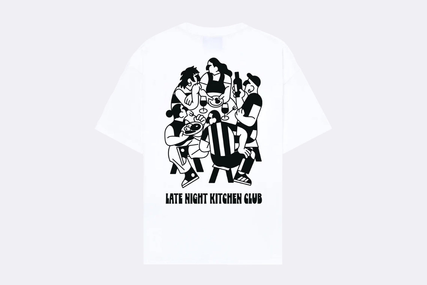 Camiseta NWHR Chop Chat Tee Blanca Unisex