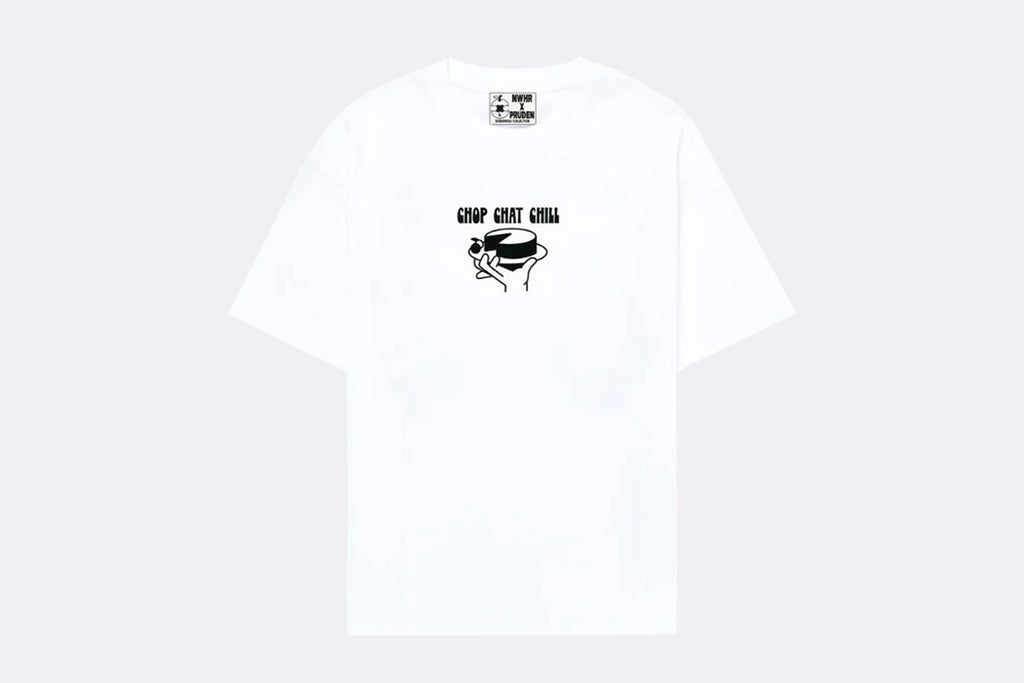 Camiseta NWHR Chop Chat Tee Blanca Unisex