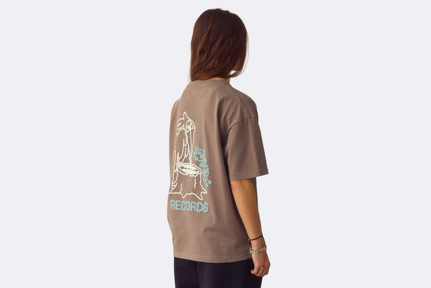 Camiseta NWHR Nowhere Records Tee Marron Unisex