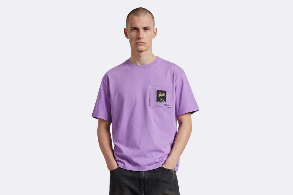 Camiseta Pas De Mer Lattina T-shirt Morado para Hombre