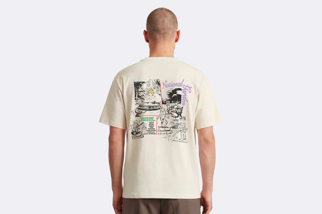 Camiseta Pas De Mer National Garden T-shirt Beige para Hombre