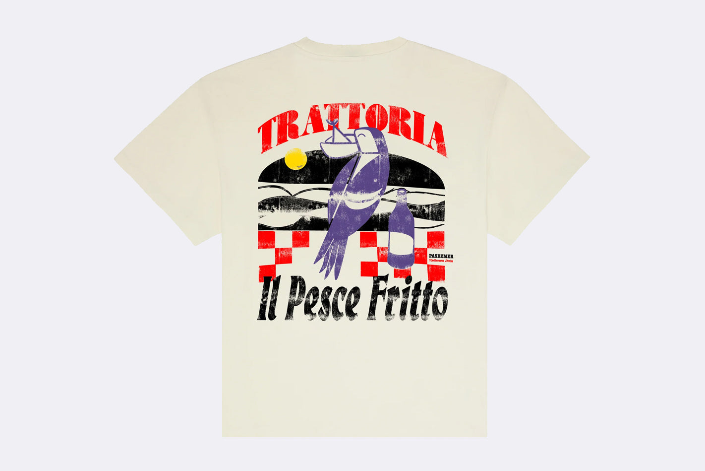 Camiseta Pas De Mer Trattoria T-shirt Beige para Hombre