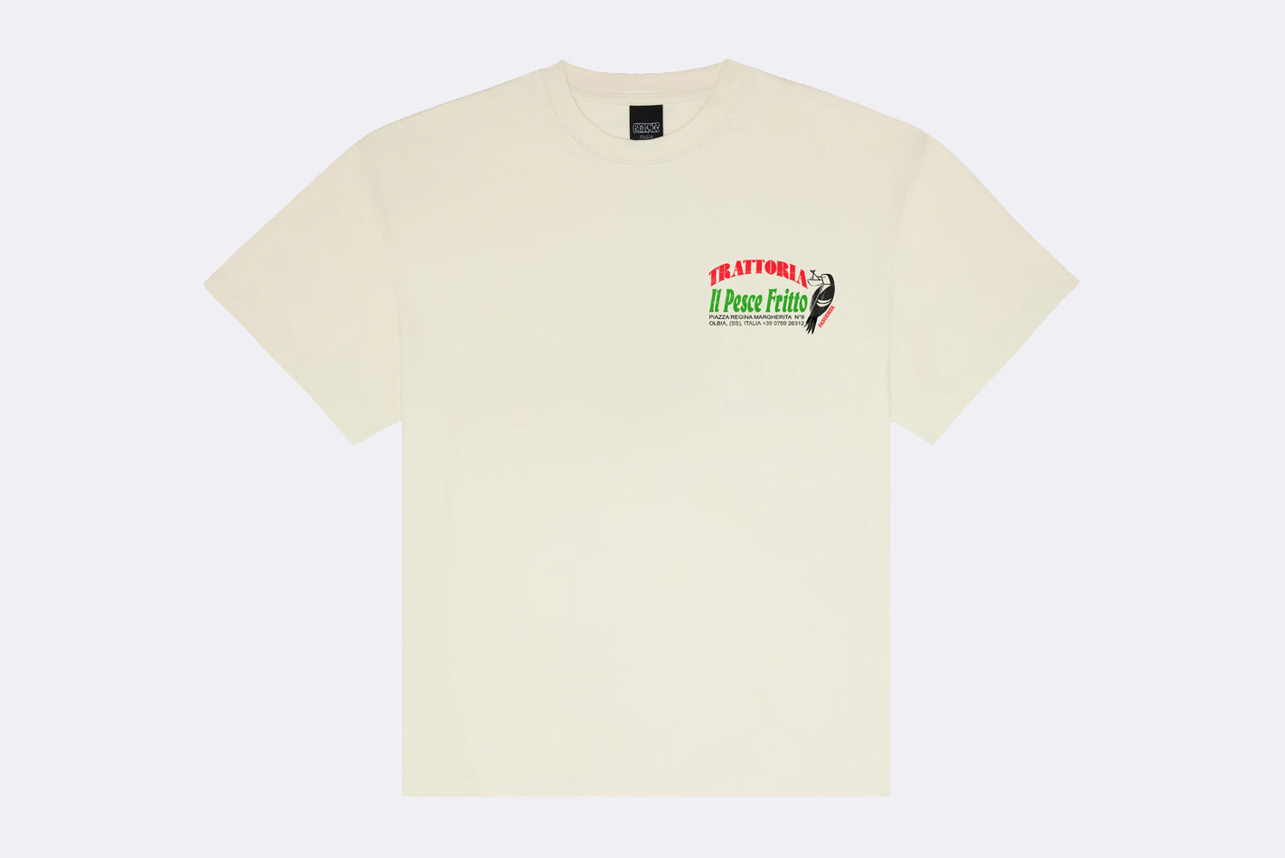 Camiseta Pas De Mer Trattoria T-shirt Beige para Hombre