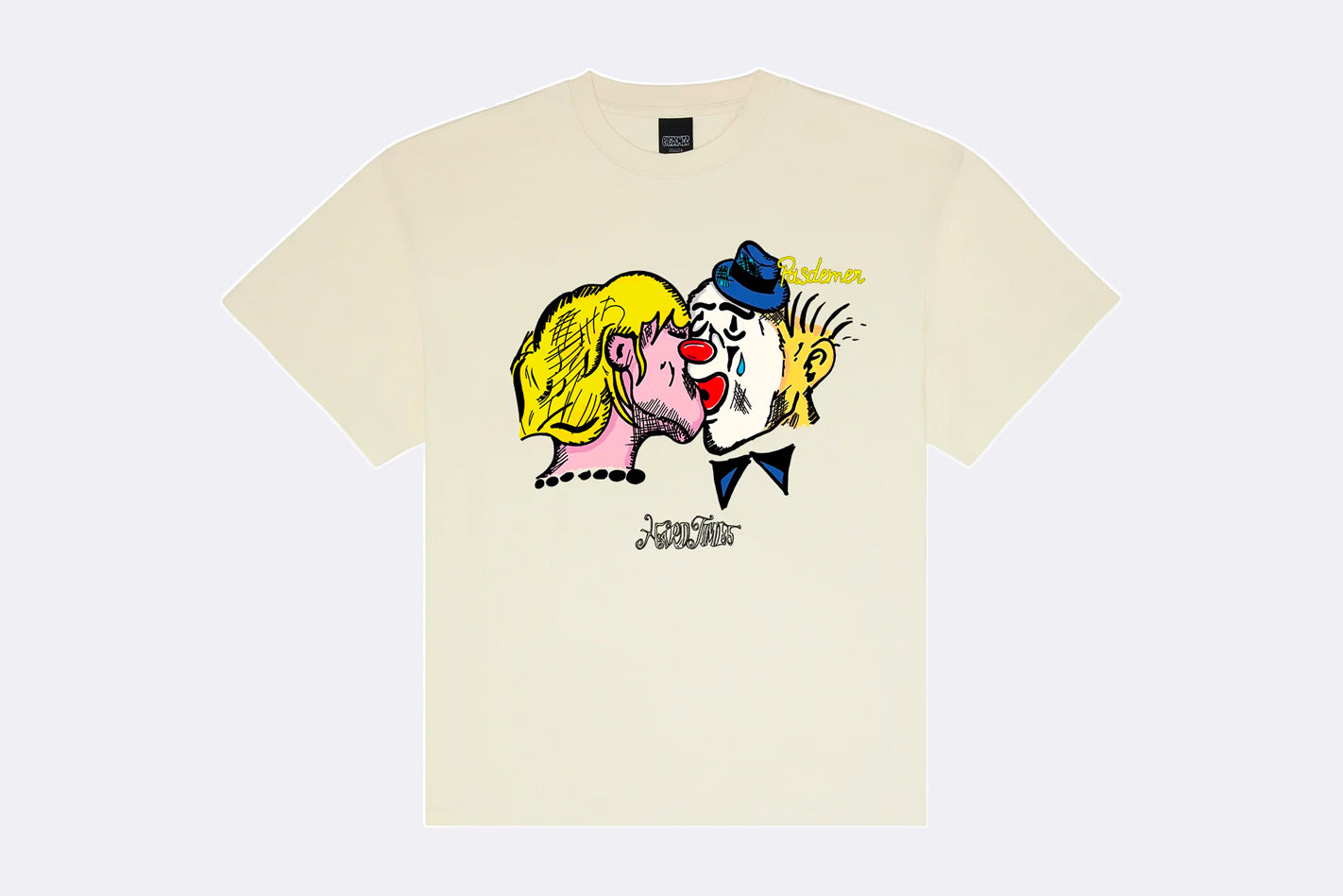Camiseta Pasdemer Hard Times T-shirt Cream para hombre