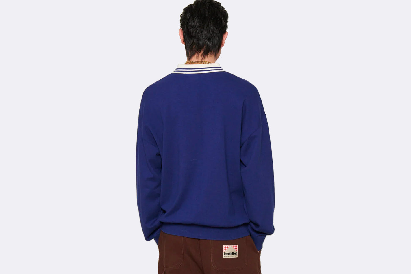Polo Pasdemer Stone Island Polo Longsleeve azul para hombre