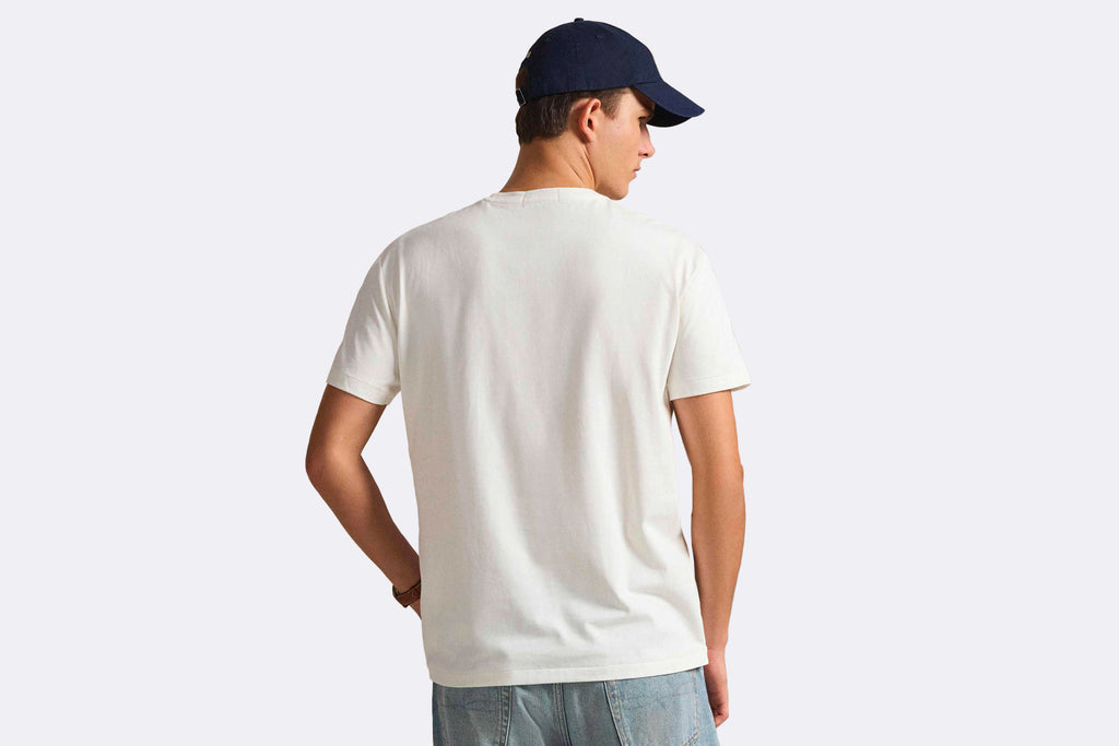 Camiseta Polo Ralph Lauren Logo Classic T-shirt Blanco para Hombre