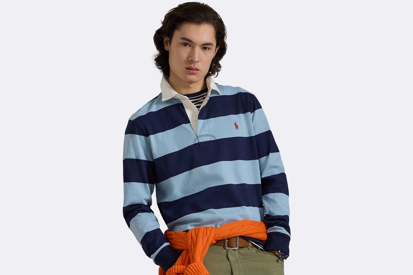 Camiseta Polo Ralph Lauren The Iconic Rugby Polo Shirt Azul para Hombre