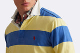 Camiseta Polo Ralph Lauren The Iconic Rugby Polo Shirt Azul y Amarillo para hombre