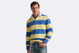 Camiseta Polo Ralph Lauren The Iconic Rugby Polo Shirt Azul y Amarillo para hombre